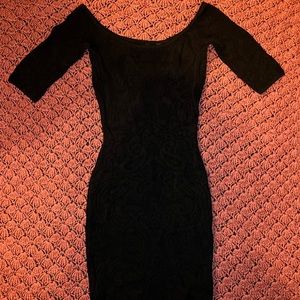 Black Guess Bodycon Dress, size small
